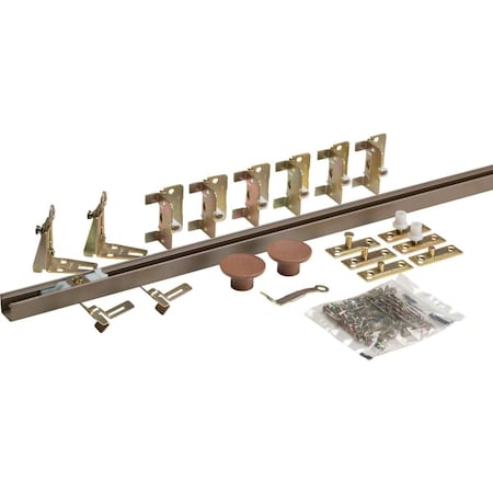 Johnson Hardware 48 In. 4-Door Folding Door Hardware 1700486H